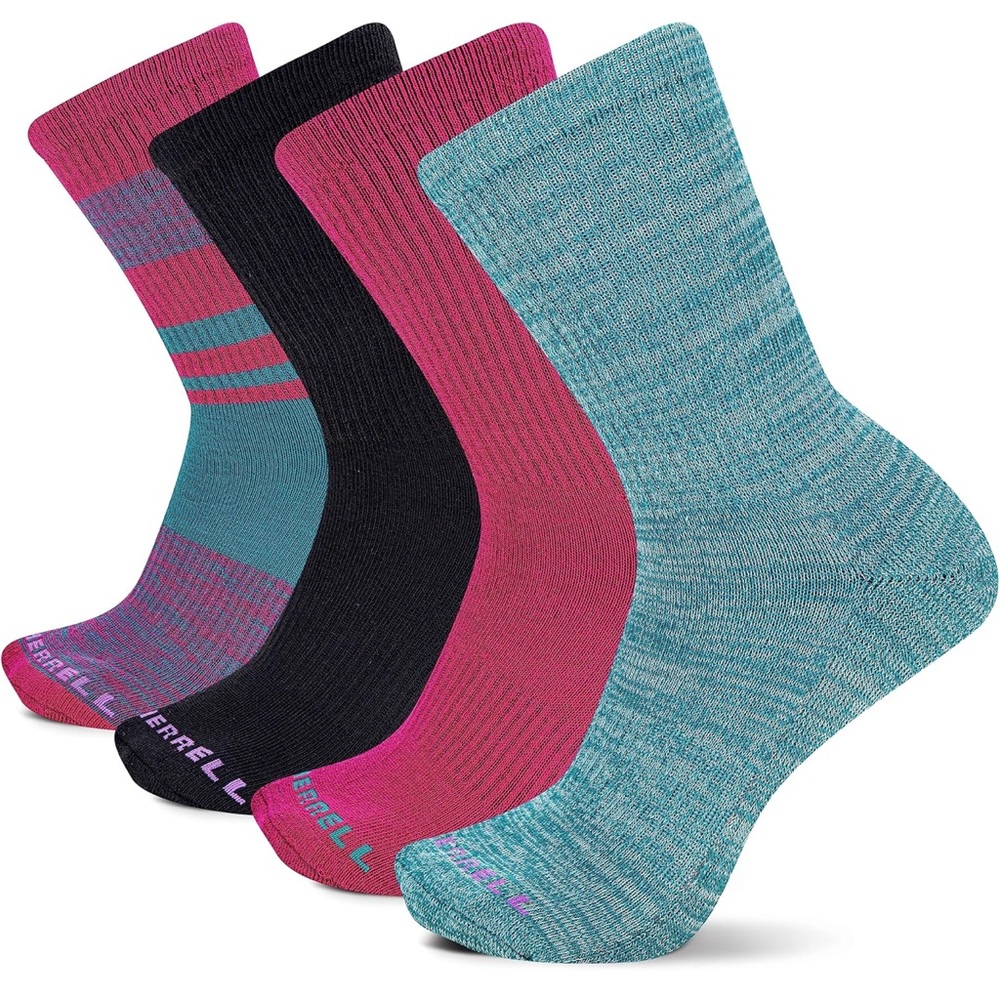 Merrell ribbed women’s crew socks- 4 pack
